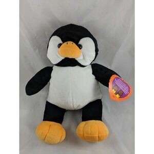 Pawsenclaws Penguin Plush 16 Inch Black White Stuffed Animal toy